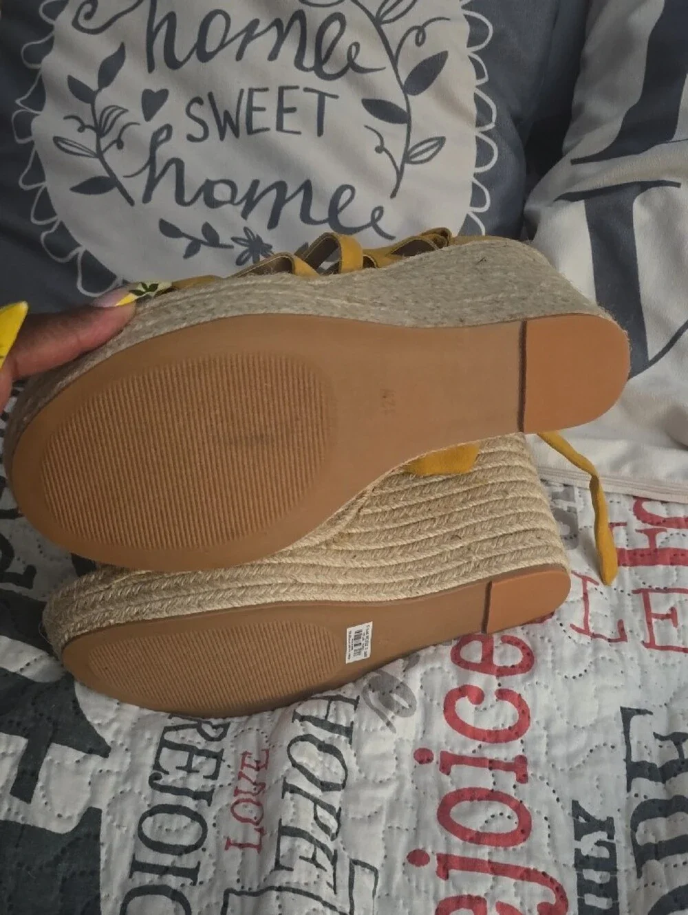 torrid Mustard Yellow Strappy Espadrille Wedge Sandals
